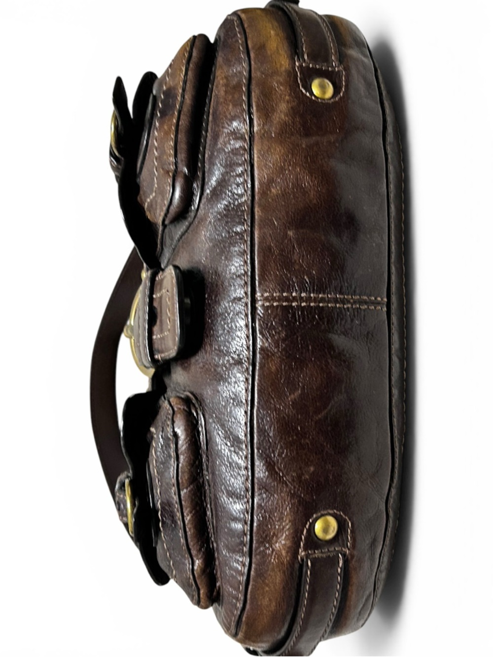 COACH Garcia Legacy Medium Flap Shoulder Bag - Picture 5 of 10